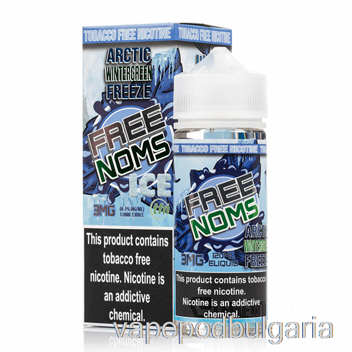 Vape 10000 Дръпки Arctic Wintergreen - Nomenon E-liquids - 120ml 6mg